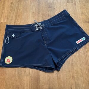 Birdwell Beach Britches 18 Navy Blue Board Shorts Style 404 NEW